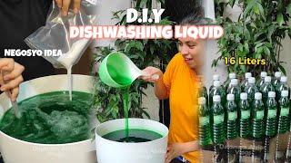 Dishwashing Liquid Making Step by Step | Dishwashing Liquid Negosyo Idea