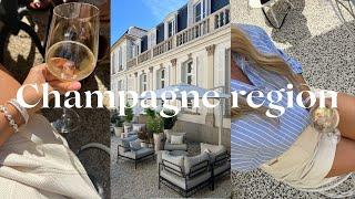 GIRLS TRIP TO THE CHAMPAGNE REGION, VISITING VEUVE CLICQUOT & MOET   REIMS & EPERNAY, FRANCE VLOG