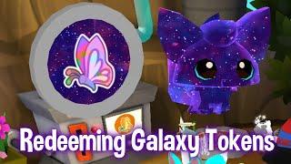 REDEEMING GALAXY PET TOKENS *GALAXY GLIDER* | Galaxy Super Box in Animal Jam