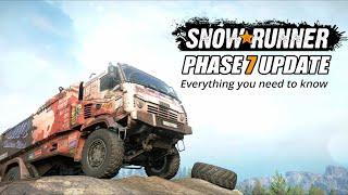 Snowrunner Phase 7 update, New Trucks, New Racing Events & Everything else
