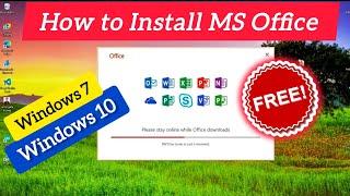 How to Install MS Office for Free | Install MS Word | MS Powerpoint | MS Excel #msoffice #msword