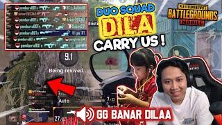 DUO SQUAD !!! DECAK KAGUM DILA "STREAMER BOCAH 7 TAHUN" CARRY MICROBOY SAMPAI CHICKEN !! - Microboy