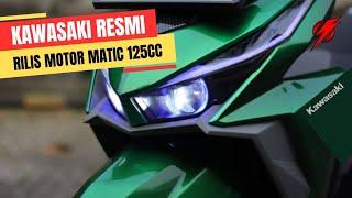 Gokil‼️Kawasaki Resmi Rilis Motor Matic Bermesin 125CC Desain mirip vario