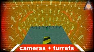 Source Engine  - Cameras and Turrets (Камеры и турели - удалённое управление)#tutorial