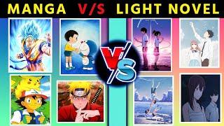 Manga vs Light novel | what is light novel in hindi | Animation documentary