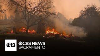 Thompson Fire hits homes in Oroville area of Butte County