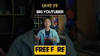 FF Quit Biggest YouTuber  @TondeGamer @Badge99ff #freefireshorts