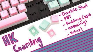 How ‘bout a lil’ dessert? HK Gaming Pudding Keycap Unbox, Setup & Review!!