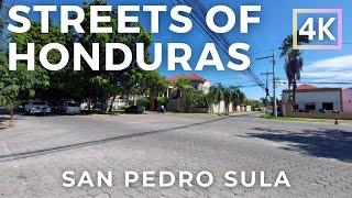 Honduras 4K Walking tour - Streets of Honduras, San Pedro Sula