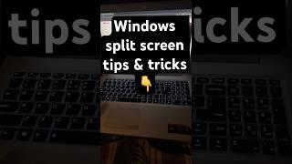 Windows split screen like a MAC  | How to split screen windows #shorts #youtubeshorts #viralvideo