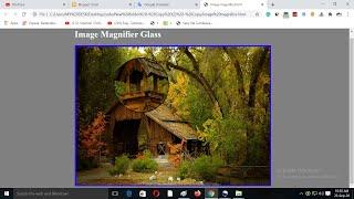 Image Magnifier Using Simple Html , CSS and JavaScript