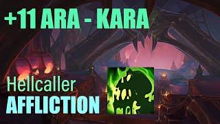 +11 Ara Kara | Affliction Warlock | World of Warcraft The War Within M+