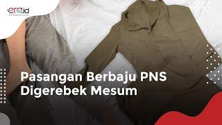 Pasangan Berbaju PNS Digerebek Mesum di Dalam Mobil