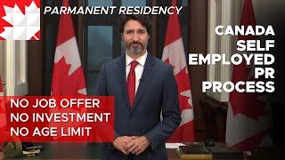 No job offer required and no age limit | Canada Self-Employed Person Program