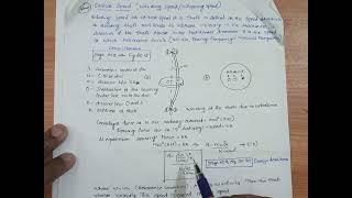 Module 2 : Critical speed ( Whirling speed)