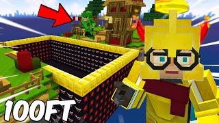 Noobs Vs Giant Pit in Bedwars