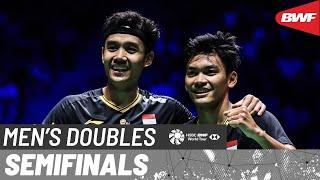 YONEX French Open 2023 | He/Ren (CHN) vs. Fikri/Maulana (INA) | SF