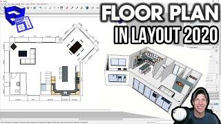 Creating a Floor Plan in LAYOUT 2020 from a SketchUp Model - Layout 2020 Part 1