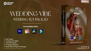 Wedding Color Grading Lut Pack | Color Grading Presets | GraphicGears