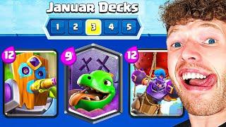 TOP 5 BESTE DECKS in der NEUEN META! | Empfehlungen für JEDEN! | Clash Royale Deutsch