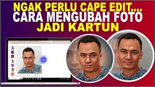 Cara Mengubah Foto Jadi Kartun di Laptop/Komputer Tanpa Install Aplikasi | Foto Jadi Efek Kartun