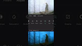 Dark Blue Color Grading in CapCut | Cinematic Color Grading | Mobile Editing Tutorial