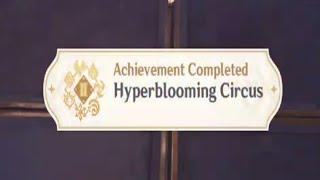 Defeat 4 opponents with Hyperbloom within 2s | Hyperblooming Circus | Genshin Impact