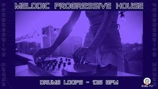 Melodic progressive house drums loops - 126 Bpm