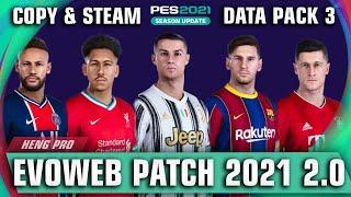 PES 2021- EvoWeb Patch 2021 Version 2.0 ( Download and Install )