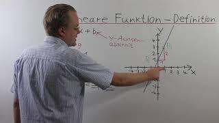 Lineare Funktion   Definition 11. Klasse