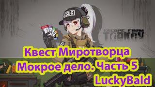 Квест Миротворца Мокрое дело. Часть 5 #escapefromtarkov #eft #bsg #luckybald#квесты