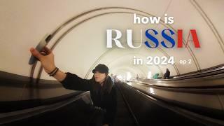 solo travel to moscow | tourist places , moscow metro  , pushkin museum ️ | 一個女生去俄羅斯旅遊 2024