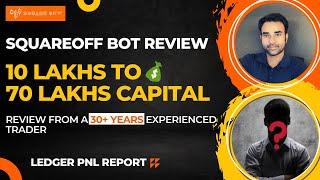Squareoff Trading Bots | Review From a 30+ Years Experienced Trader | 10 Lakh to 70 Lakh Capital