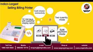 WeP Retail Billing Machine | Billing Printer