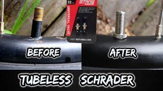 Schrader Valve Ghetto Tubeless