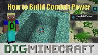 How to Build Conduit Power in Minecraft