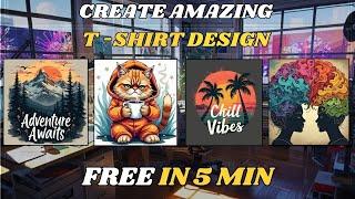 Create Amazing T-Shirt Designs in 5 Minutes (Step by Step Tutorial)