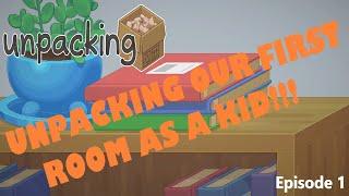 MOVING INTO OUR FIRST ROOM AS A KID! - Unpacking - Episode 1