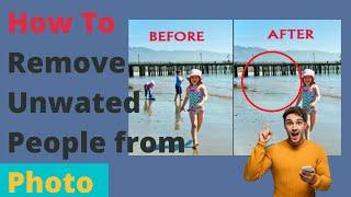 How To Remove Unwanted Person from Photo | How's That Tech #shorts