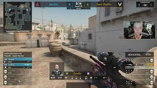 ZywOo godlike 1v4(1hp 1v2) awp clutch against Astralis @dust2 | DH OPEN FALL