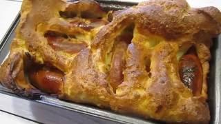 Рецепт английского пирога"Жаба в норке"|Как приготовить пирог|Toad in the hole