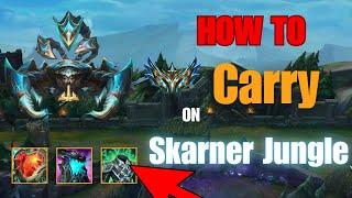 Skarner is COMPLETELY BROKEN- POV CHALLENGER gameplay GUIDE