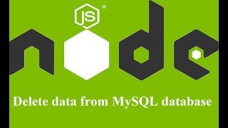 How to delete data from MySQL database using Node Js | Delete Query | Free | URDU | HINDI | Part 14