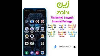 Zain Sim Package | Zain Sim Social Media Package #VPN