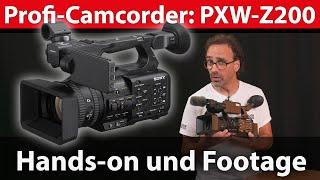 Hands-On Sony PXW-Z200: Profi-Camcorder  mit verbesserter Motiverkennung, Autofokus und Auto Framing