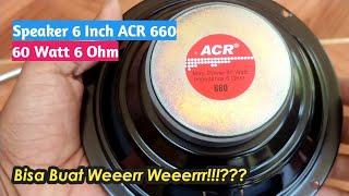 Test & Review ACR 660 Speaker 6 Inch 60 Watt | Cocok buat Dangdutan