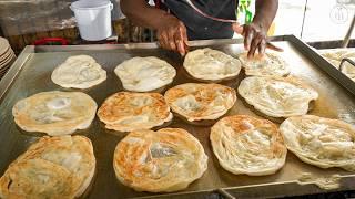 Amazing Skills ! Art of Making Indian Muslims Roti Omelette - Penang Street Food