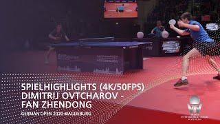 Spielhighlights (4K/50fps) Dimitrij Ovtcharov - Fan Zhendong I German Open Herren-Einzel VF