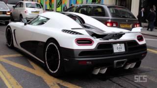 SCS - Koenigsegg Agera R in London - Startups, Accelerations and BRUTAL Sound!