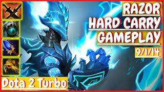 Razor 9/1/14 [HARD CARRY] [Gameplay DOTA 2 Turbo] 7.31